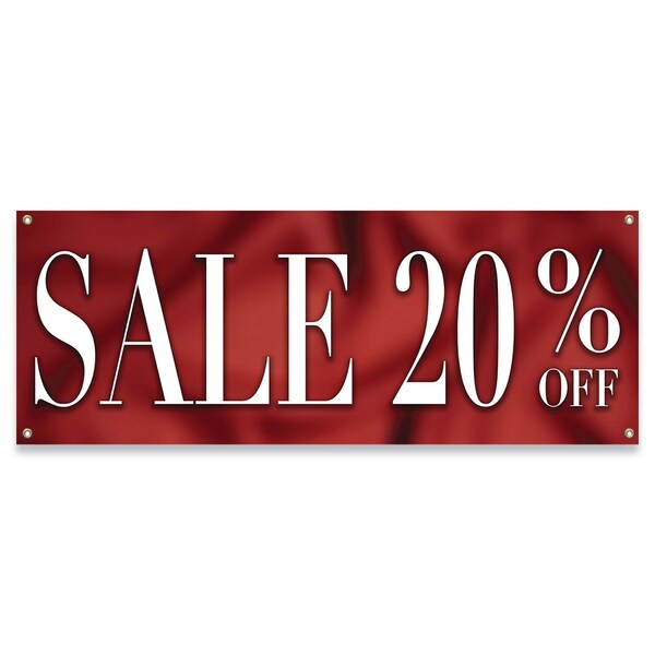 Signmission Sale 20% Off Banner Concession Stand Food Truck Single Sided B-30149 - main
